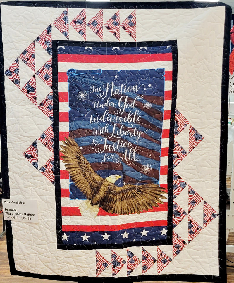 Patriotic Flight Home Quilt Kit
