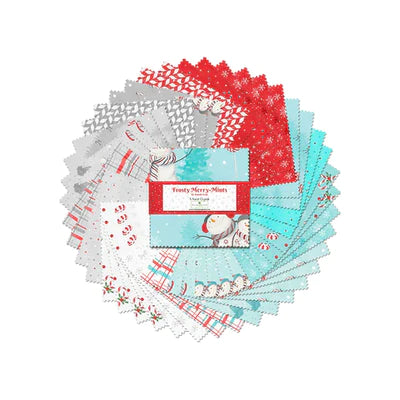 Frosty Merry Mints 5 Karat Crystals 42 - 5" squares
