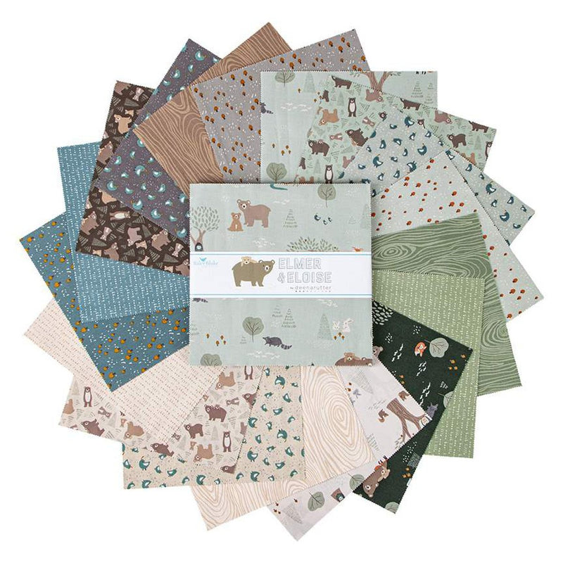 Elmer & Eloise 10in Squares, 42pcs/bundle