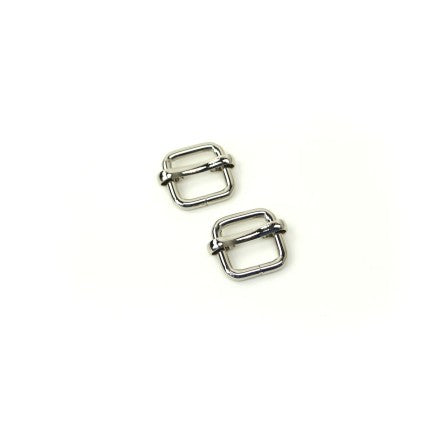 Slider Buckle 1/2in Nickel