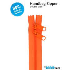 30" Handbag Zipper - Pumpkin