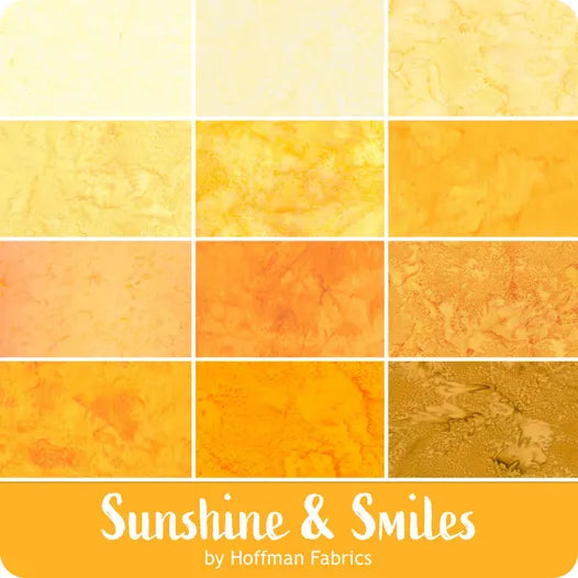 1895 Watercolor Fat Quarter - Yellow