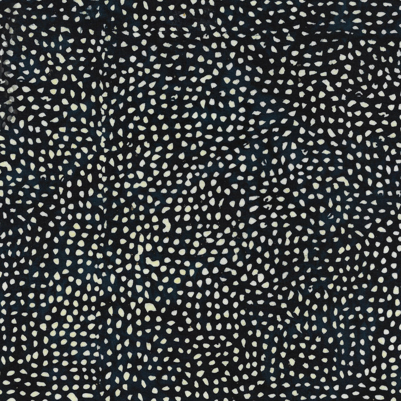 Speckle Blue Black Yardage
