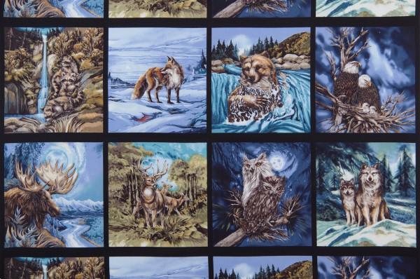 North American Wildlife 3 Digital Panel