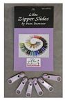 6 Large Tab Zipper Slides Lilac