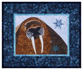 Alaskan Arctic Walrus Individual Wallhanging Laser Kit with Pattern