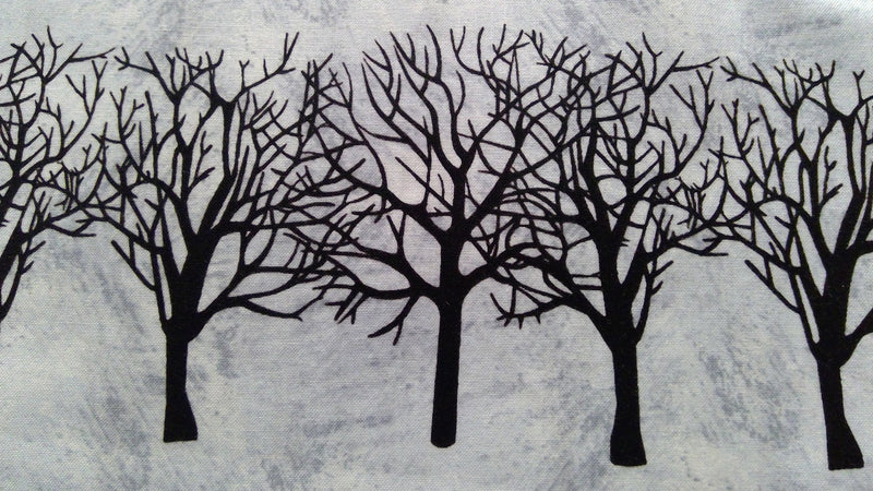 Winter Moons - Bare Trees Snow